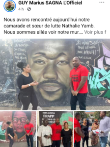 Nathalie Yamb à Dakar