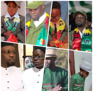 Mardi gras au Sénégal,les enfants se déguise en Sonko, opposant et leader du parti PASTEF