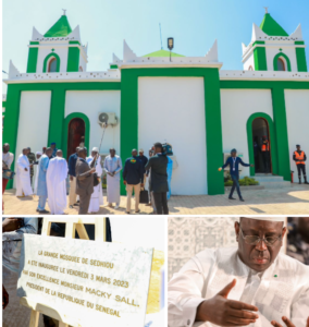 Macky Sall a inauguré la grande mosquée de Sédhiou